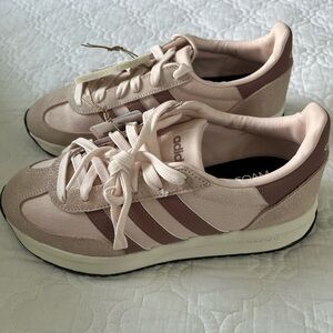 Adidas Women's Blush and Brown Run 70s Sneakers